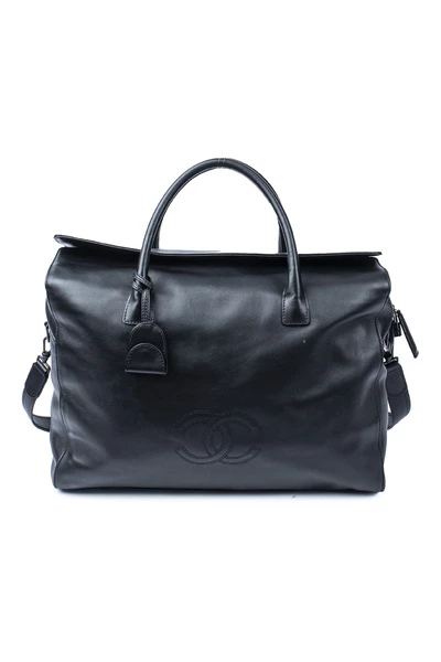 Chanel Vintage Vintage Tassen Pre-owned Handbags Black 4 Chanel Vintage Vintage Tassen Pre-owned Handbags Black - Afbeelding 4