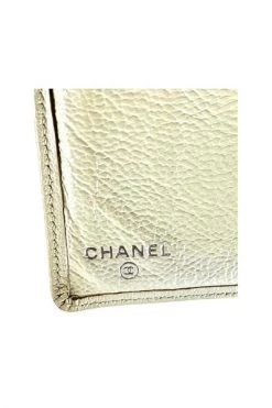 Chanel Vintage Vintage Accessoires Pre-owned Leather Wallets Beige -Goedkope Chanel Vintage winkel 99fd5aa98c5446bb4700d16c2ac2612b
