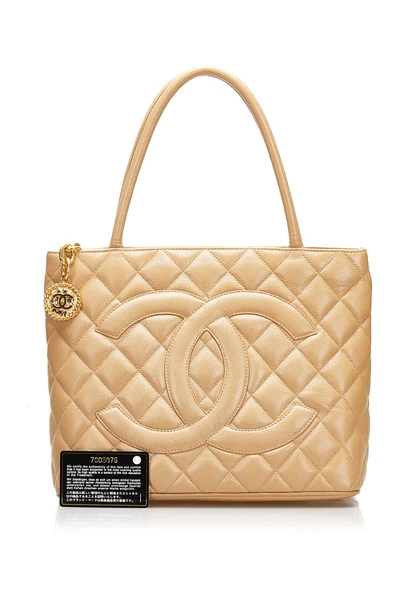 Chanel Vintage Vintage Tassen Pre-owned Bags Beige 6 Chanel Vintage Vintage Tassen Pre-owned Bags Beige - Afbeelding 6