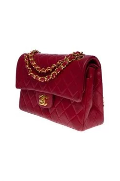 Chanel Vintage Vintage Tassen Pre-owned Leather Chanel-bags Red -Goedkope Chanel Vintage winkel 9b617cac8be46aff56ea148442aa5afb