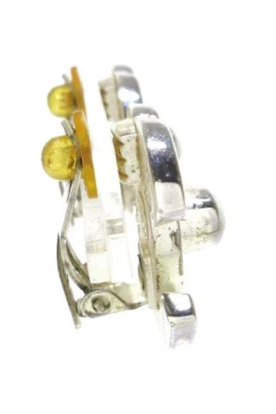 Chanel Vintage Vintage Sieraden Pre-owned Earrings Gray 5 Chanel Vintage Vintage Sieraden Pre-owned Earrings Gray - Afbeelding 5