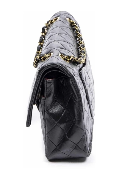 Chanel Vintage Vintage Tassen Pre-owned Medium Double Flap Bag Black 3 Chanel Vintage Vintage Tassen Pre-owned Medium Double Flap Bag Black - Afbeelding 3