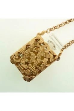 Chanel Vintage Vintage Sieraden Pre-owned Necklace Yellow