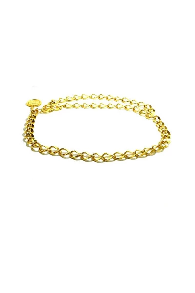 Chanel Vintage Vintage Accessoires Pre-owned Metal Belts Yellow 3 Chanel Vintage Vintage Accessoires Pre-owned Metal Belts Yellow - Afbeelding 3