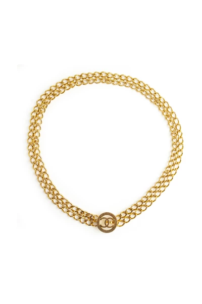 Chanel Vintage Vintage Sieraden Pre-owned Jewellery Yellow 2 Chanel Vintage Vintage Sieraden Pre-owned Jewellery Yellow - Afbeelding 2