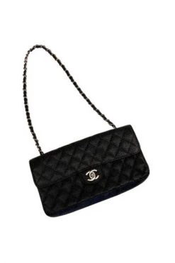 Chanel Vintage Vintage Tassen Pre-owned Leather Chanel-bags Black -Goedkope Chanel Vintage winkel 9eff7f365456ee11641328920914aa6e