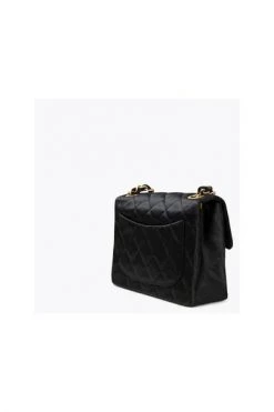 Chanel Vintage Vintage Tassen Pre-owned Leather Flap Bag Black -Goedkope Chanel Vintage winkel 9f1aa6d833a721b2da16af49d2b2774f