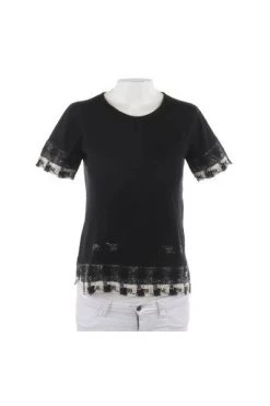 Chanel Vintage Vintage Tops Pre-owned Wool Tops Black