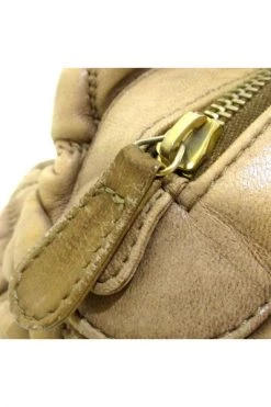 Chanel Vintage Vintage Tassen Pre-owned Leather Chanel-bags Beige