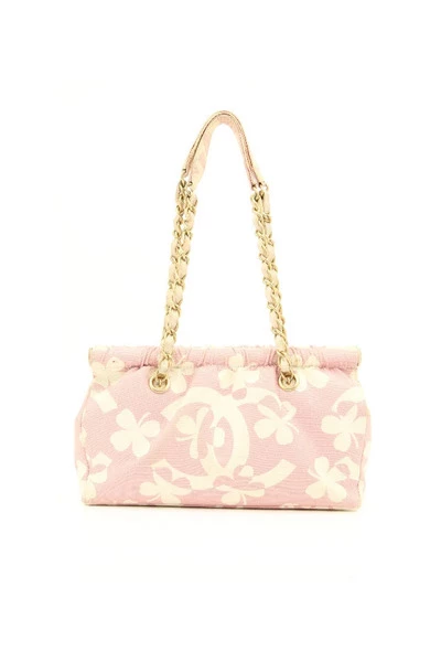 Chanel Vintage Vintage Tassen Pre-owned Fabric Chanel-bags Pink 3 Chanel Vintage Vintage Tassen Pre-owned Fabric Chanel-bags Pink - Afbeelding 3