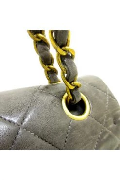 Chanel Vintage Vintage Tassen Pre-owned Medium Double Flap Bag Black