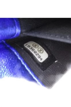 Chanel Vintage Vintage Tassen Pre-owned Leather Crossbody-bags Blue