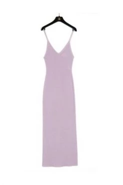 Chanel Vintage Vintage Jurken Pre-owned Dress Purple