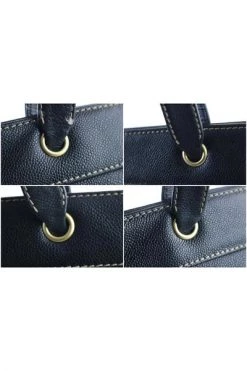 Chanel Vintage Vintage Tassen Pre-owned Leather Chanel-bags Black