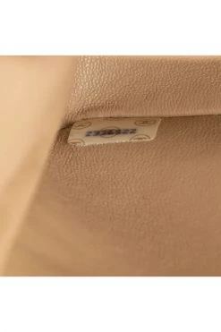 Chanel Vintage Vintage Tassen Pre-owned Leather Chanel-bags Beige -Goedkope Chanel Vintage winkel a01b092a89980128ab59d6c84434fa01