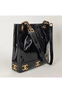 Chanel Vintage Vintage Tassen Pre-owned Leather Chanel-bags Black -Goedkope Chanel Vintage winkel a034d1ff91bceb3361aa3a49be9dfc4d