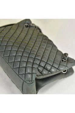 Chanel Vintage Vintage Tassen Pre-owned Bubble Quilt Shoulder Bag Gray -Goedkope Chanel Vintage winkel a043f272f961b9222896e825f825bccc