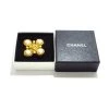 Chanel Vintage Vintage Sieraden Pre-owned Metal Brooches Yellow
