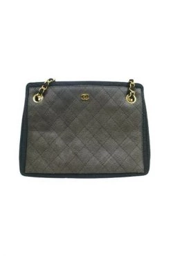 Chanel Vintage Vintage Tassen Pre-owned Leather Chanel-bags Black -Goedkope Chanel Vintage winkel a23d5efc93baf00adb725ae5bb6b9c8e