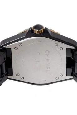 Chanel Vintage Vintage Horloges Pre-owned Stainless Steel Watches Black -Goedkope Chanel Vintage winkel a28de2df029bcc9f021a1569065a0602