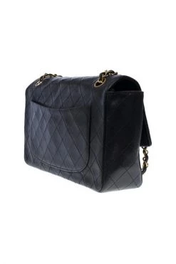 Chanel Vintage Vintage Tassen Pre-owned Leather Chanel-bags Black -Goedkope Chanel Vintage winkel a2a2d46d0fb154e8563cf49285bb8ba6