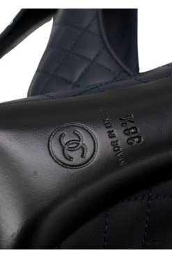 Chanel Vintage Vintage Schoenen Pre-owned Leather Toe Cap Heeled Pumps Black -Goedkope Chanel Vintage winkel a2ee19125955ead6986040a36cfe5697