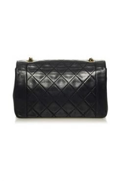 Chanel Vintage Vintage Tassen Pre-owned Shoulder Bags Black -Goedkope Chanel Vintage winkel a33540cf547bc35a4aa4b9258336565f