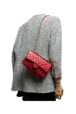 Chanel Vintage Vintage Tassen Pre-owned Leather Chanel-bags Red -Goedkope Chanel Vintage winkel a3d9b32d56faf0dd229878436cddb14f