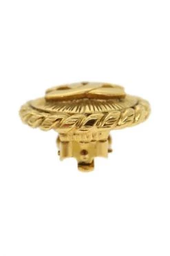 Chanel Vintage Vintage Sieraden Gold Metal Chanel Earrings Yellow -Goedkope Chanel Vintage winkel a471408b54510da6a152332c1ca1ea12