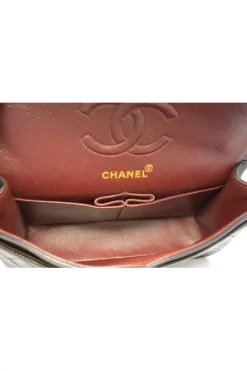 Chanel Vintage Vintage Tassen Chain Shoulder Bag Black -Goedkope Chanel Vintage winkel a483b931ce6d6458114fc0c0131c69ca