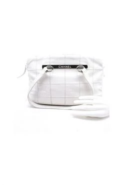 Chanel Vintage Vintage Tassen Pre-owned Leather Chanel-bags White