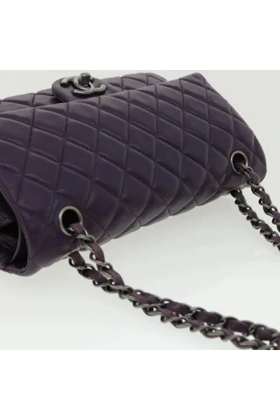 Chanel Vintage Vintage Tassen Pre-owned Shoulder Bags Purple 5 Chanel Vintage Vintage Tassen Pre-owned Shoulder Bags Purple - Afbeelding 5