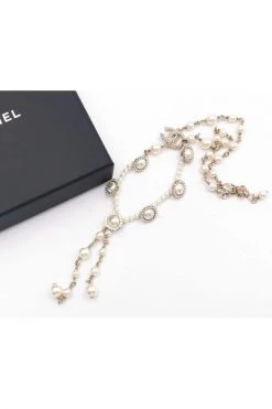 Chanel Vintage Vintage Sieraden Pre-owned Metal Chanel-jewelry Yellow