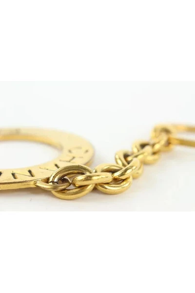 Chanel Vintage Vintage Accessoires Pre-owned Metal Key-holders Yellow 5 Chanel Vintage Vintage Accessoires Pre-owned Metal Key-holders Yellow - Afbeelding 5