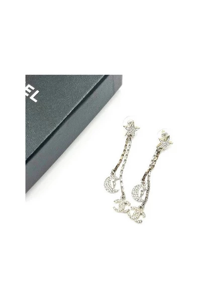 Chanel Vintage Vintage Sieraden Pre-owned Metal Chanel-jewelry Gray 3 Chanel Vintage Vintage Sieraden Pre-owned Metal Chanel-jewelry Gray - Afbeelding 3