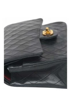 Chanel Vintage Vintage Tassen Pre-owned Medium Double Flap Bag Black -Goedkope Chanel Vintage winkel a8989c900f48cc26e421302e3f356833