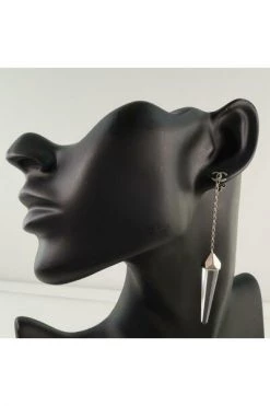 Chanel Vintage Vintage Sieraden Pre-owned Earrings Gray -Goedkope Chanel Vintage winkel a8dc5198abc3cbcc0b1bc9a58a251da4