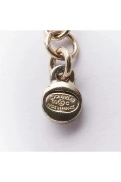 Chanel Vintage Vintage Sieraden Pre-owned Metal Necklaces Gray