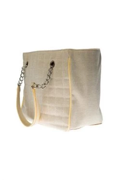 Chanel Vintage Vintage Tassen Pre-owned Leather Chanel-bags Beige -Goedkope Chanel Vintage winkel aa30c7076fec76286fdb068ac57fd809