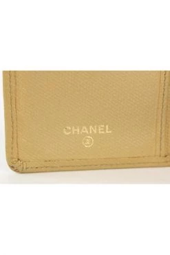 Chanel Vintage Vintage Accessoires Pre-owned Leather Wallets Beige -Goedkope Chanel Vintage winkel ab75aecce16ba9df141abcae544c21fd