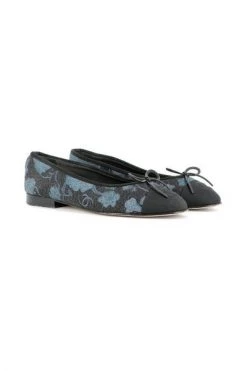 Chanel Vintage Vintage Schoenen Pre-owned Flat Shoes Blue