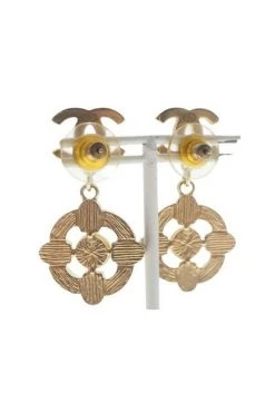 Chanel Vintage Vintage Sieraden Earrings Yellow -Goedkope Chanel Vintage winkel ac3f62d92ebb577bf36eeb02a2bbfe87