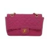 Chanel Vintage Vintage Tassen Pre-owned Canvas Flap Bag Pink