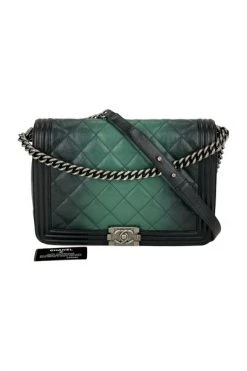 Chanel Vintage Vintage Tassen Pre-owned Cross Body Bags Green -Goedkope Chanel Vintage winkel ad801a9e7cbf7e55d901539918043a33