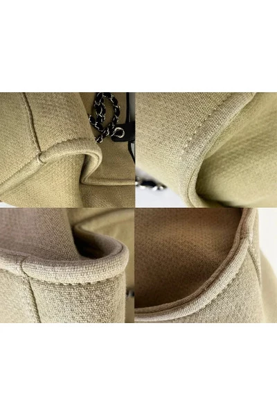 Chanel Vintage Vintage Tassen Pre-owned Canvas Chanel-bags Beige 1 Chanel Vintage Vintage Tassen Pre-owned Canvas Chanel-bags Beige