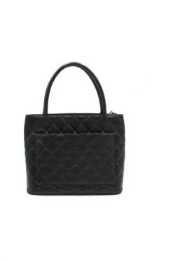 Chanel Vintage Vintage Tassen Pre-owned Leather Totes Black