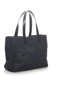 Chanel Vintage Vintage Tassen New Travel Line Nylon Handbag Pre-owned Black -Goedkope Chanel Vintage winkel aec0920896bbdd42abb21a1288ac589f
