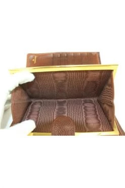 Chanel Vintage Vintage Accessoires Pre-owned Leather Wallets Brown