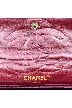 Chanel Vintage Vintage Tassen Pre-owned Quilted Leather Smooth Trim Timeless Double Flap Bag Black