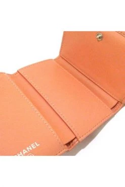 Chanel Vintage Vintage Accessoires Pre-owned Leather Wallets Pink